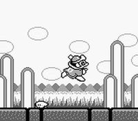 une photo d'Ã©cran de Kirby s Pinball Land sur Nintendo Game Boy